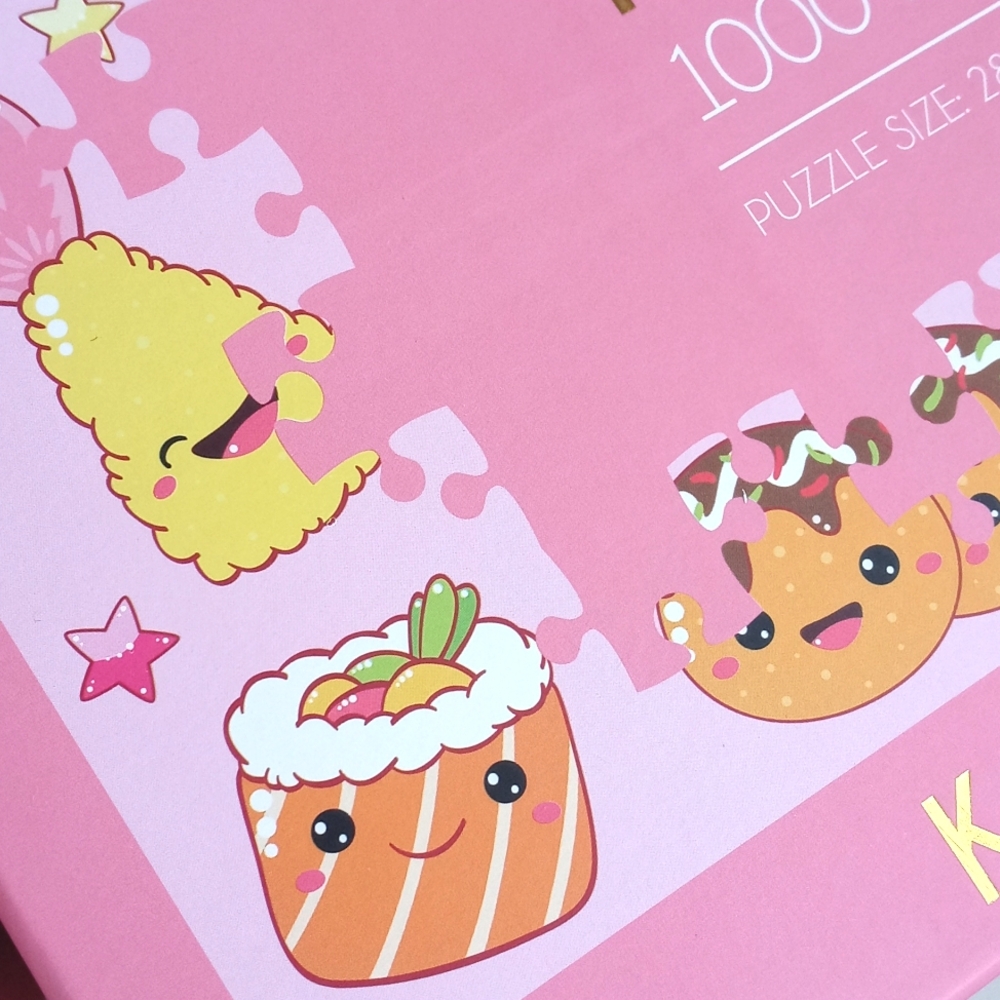 Kawaii Snacks Mystery 1000 Pieces Puzzle (Puzzle Size 28" x 20.5") Ages 12+ - Picture 11 of 16